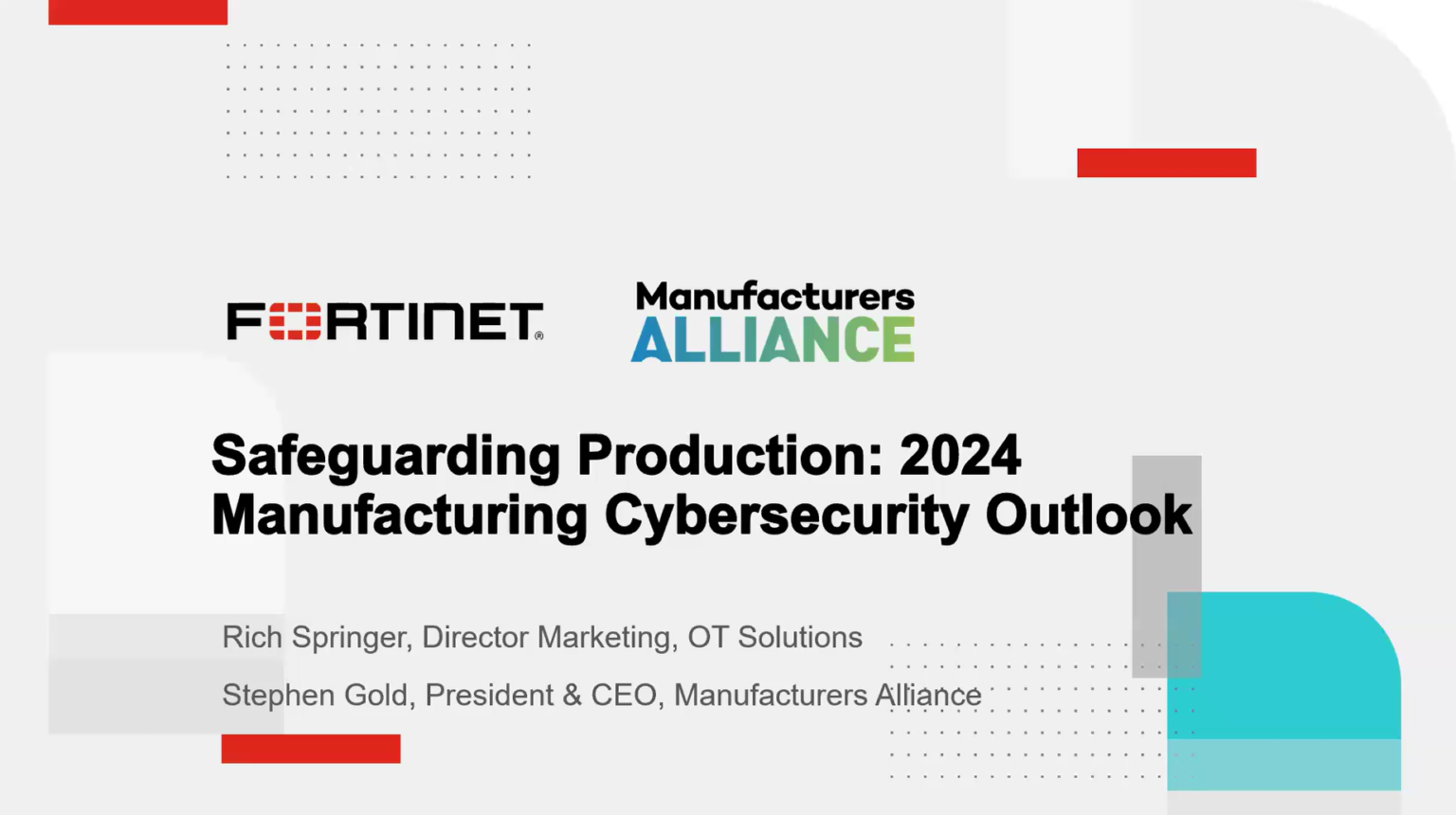 Safeguarding Production: 2024 Manufacturing Cybersecurity Outlook ...